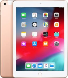 Apple 9.7in iPad (6th Generation, 128GB, Wi-Fi + 4G LTE, Gold) (Renewed)