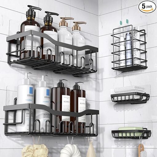 EUDELE Shower Organizer Caddy 5 Pack