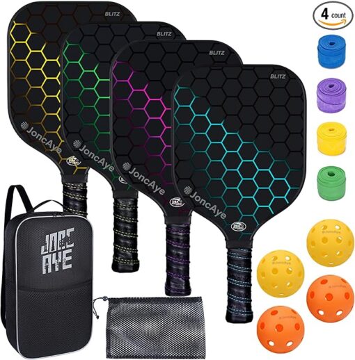 JoncAye Pickleball Paddle Set