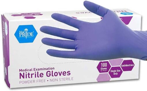 MedPride Powder-Free Nitrile Gloves